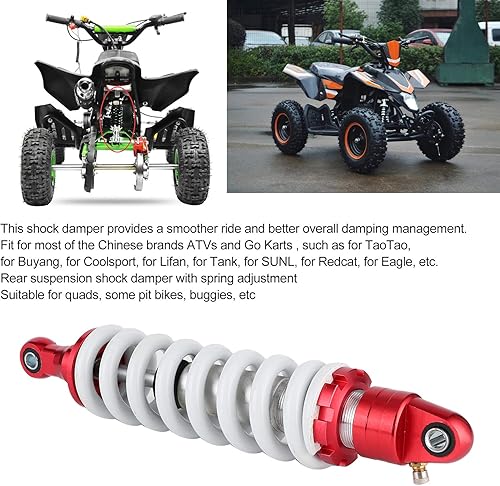 Miniatura 2 de Amortiguador trasero de 12.992 in, amortiguador de choque trasero universal de 12.992 in para Pit Quad Dirt Bike ATV