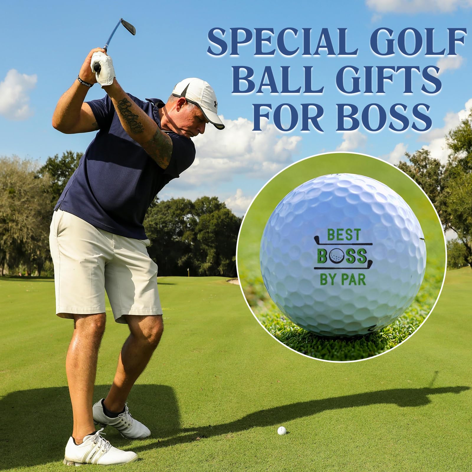 Octamber Funny Golf Gifts for Boss Lady Boss Men Women - Thank You & Retirement Gifts