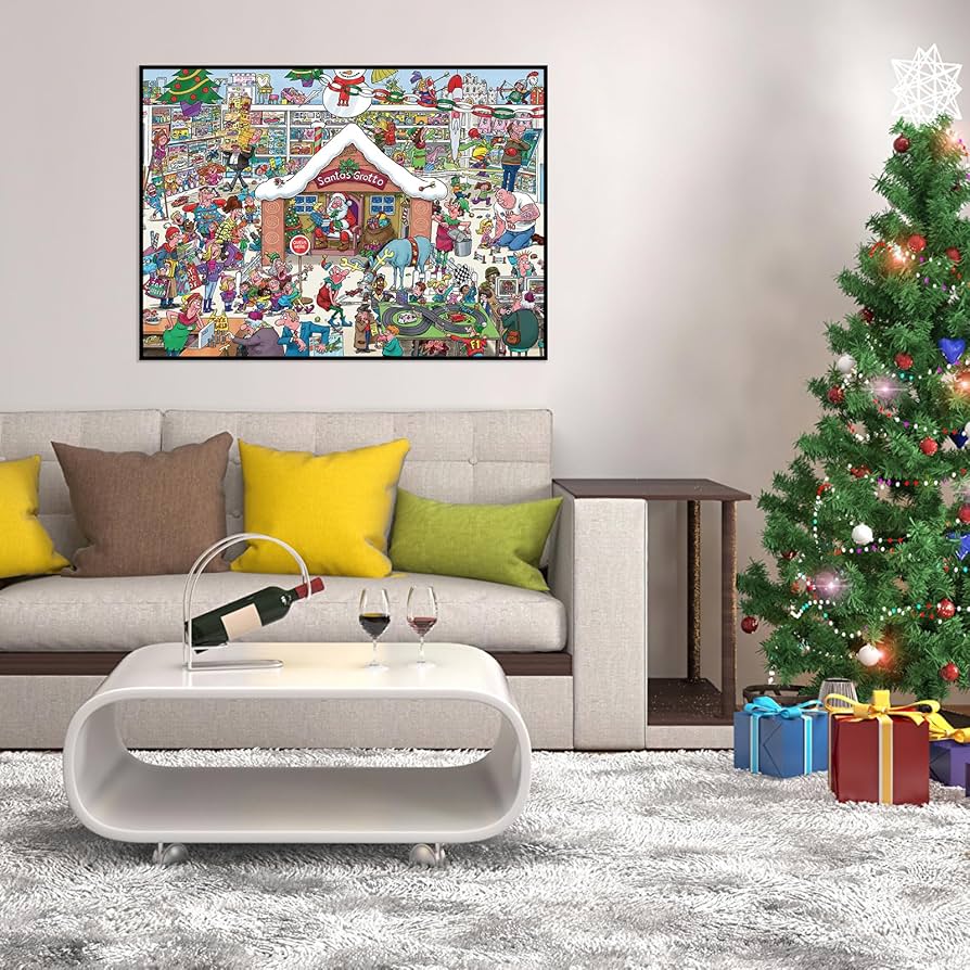 Amazon | CHengQiSM 1000ピース ジグソーパズル サンタさんの