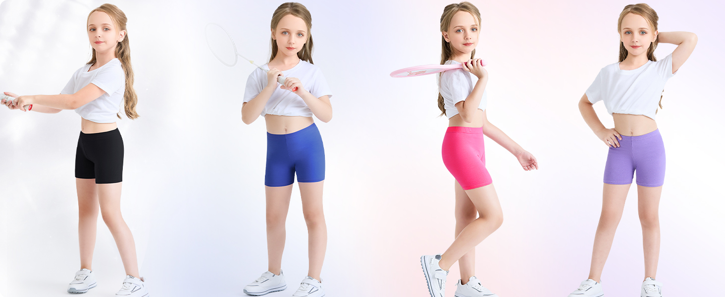 Legging Sport Fille Gymnastique Fitness - Pantalon Taille Haute Marbré Enfant