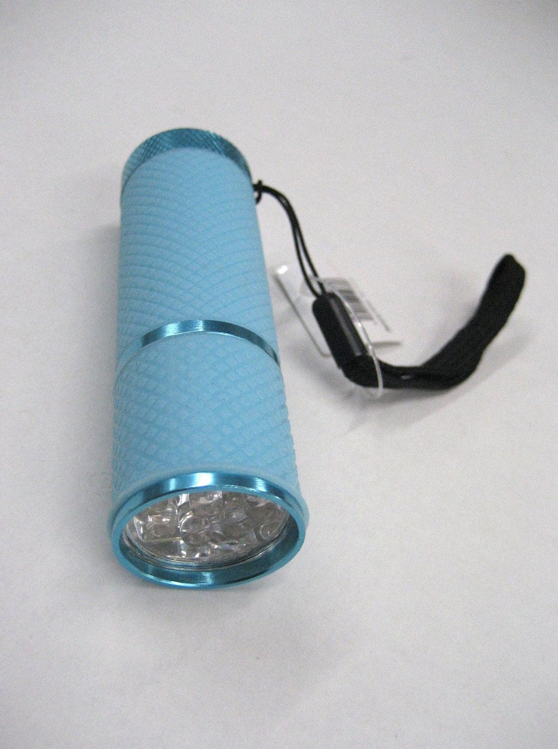 Infapower Compact 9 Led Glow In The Dark Stylish Torch with Lanyard - Aqua