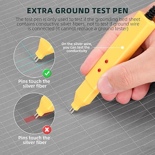 Miniatura 6 de Hoja de tierra, auténtica viscosa 100% orgánica derivada de bambú, sábanas bajeras que contienen 10% fibra de plata, mejora el sueño, terapia de