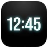 Big Digital Clock Minimal