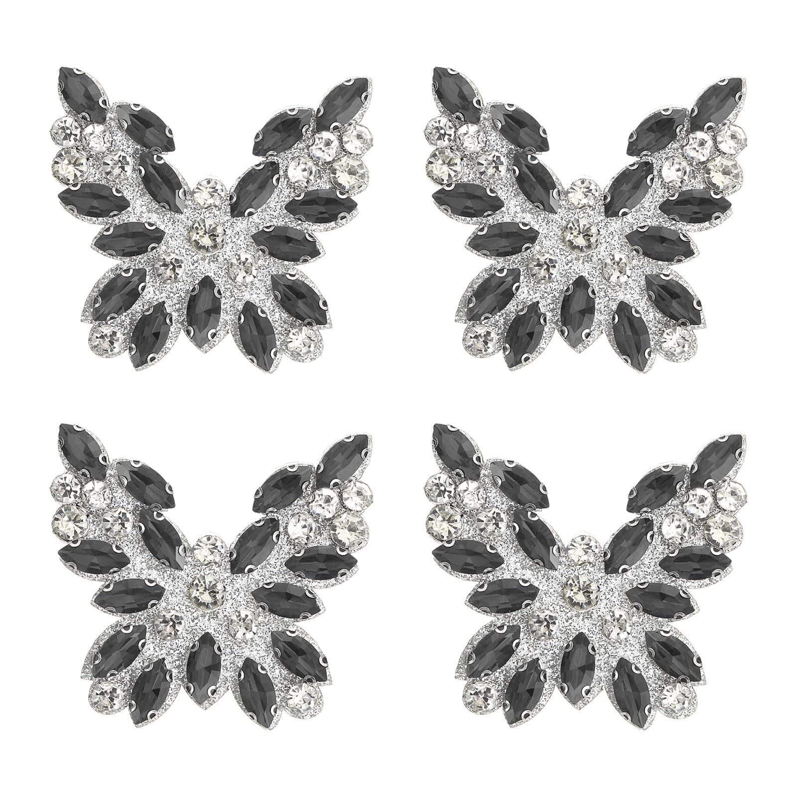 Écussons papillon strass haut de gamme pour customiser vos accessoires
