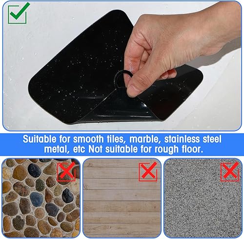 Vista 31 de Yinkin 6 tapas de drenaje para mantener alejados a los insectos de silicona, tapones de drenaje para bañera, tapetes antiolor, tapones desodorantes