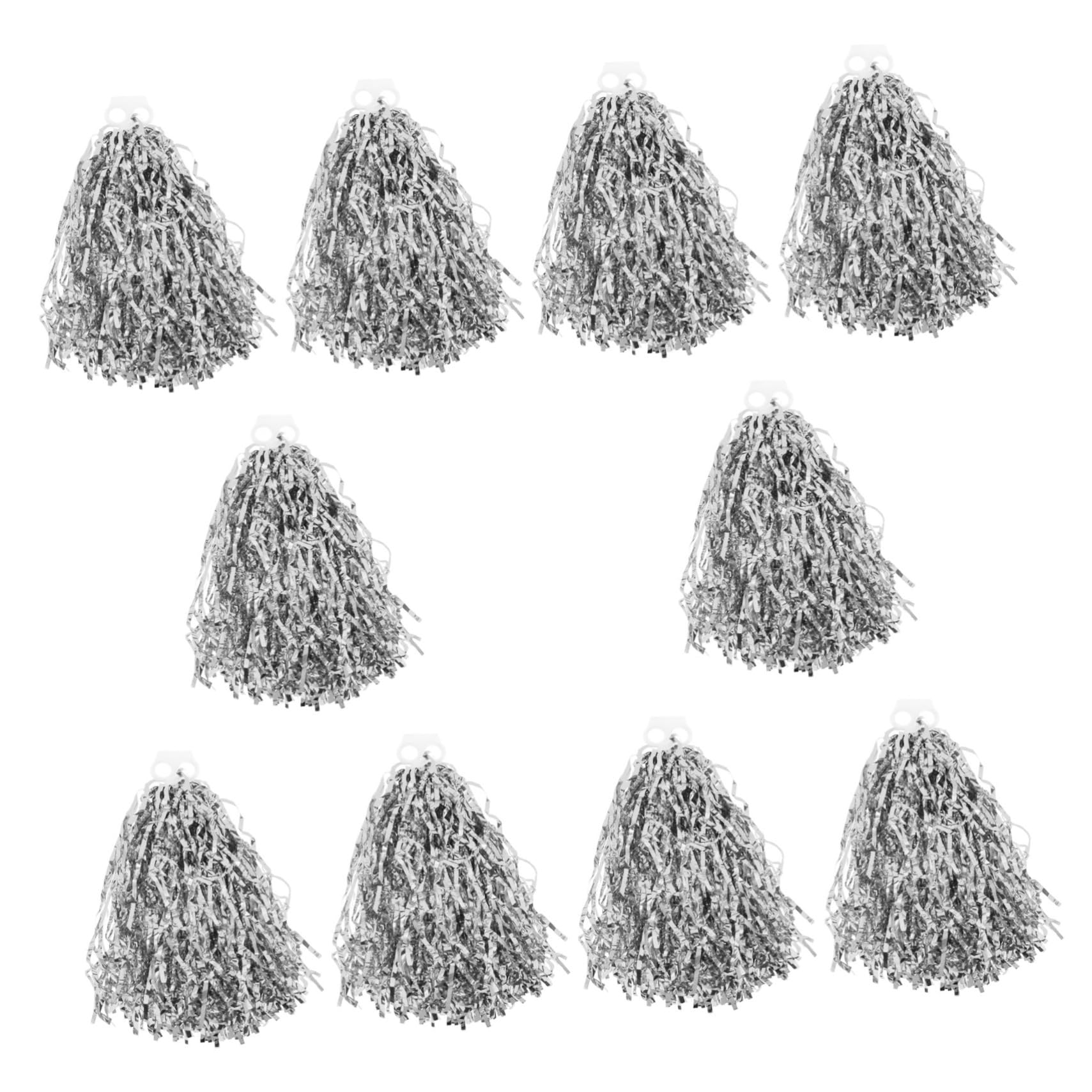 OSOLADY Cheerleader Pompoms Set of Reusable Poms for Dance Festivals Cheerleading Maker Kit