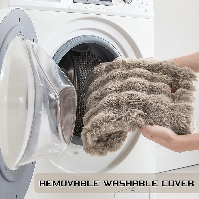 Cama para Perro Grande 91cm Colchoneta Lavable Antideslizante miniatura 5
