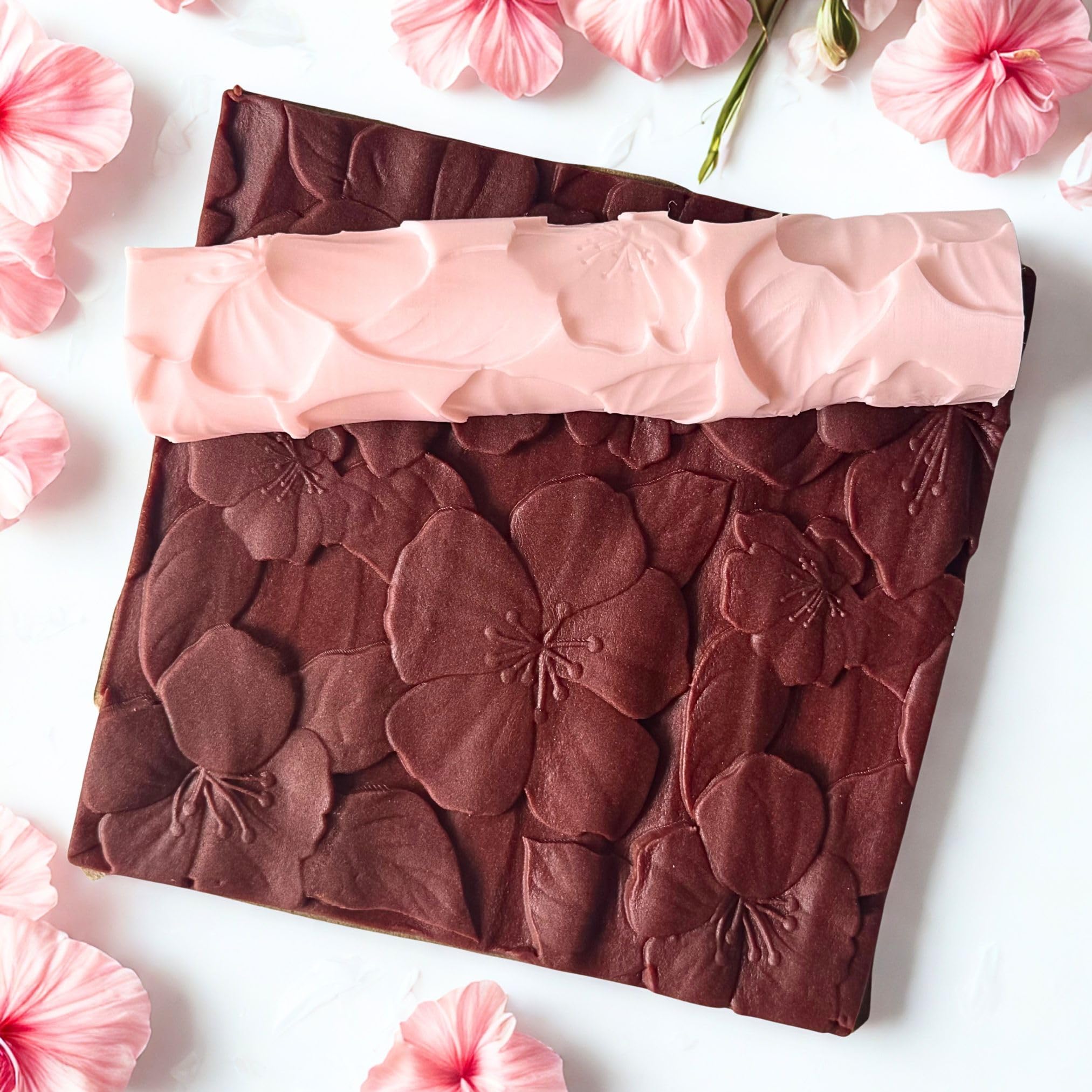 Hibiscus Texture Roller (Small) 6inch By Get Inspired-image-14