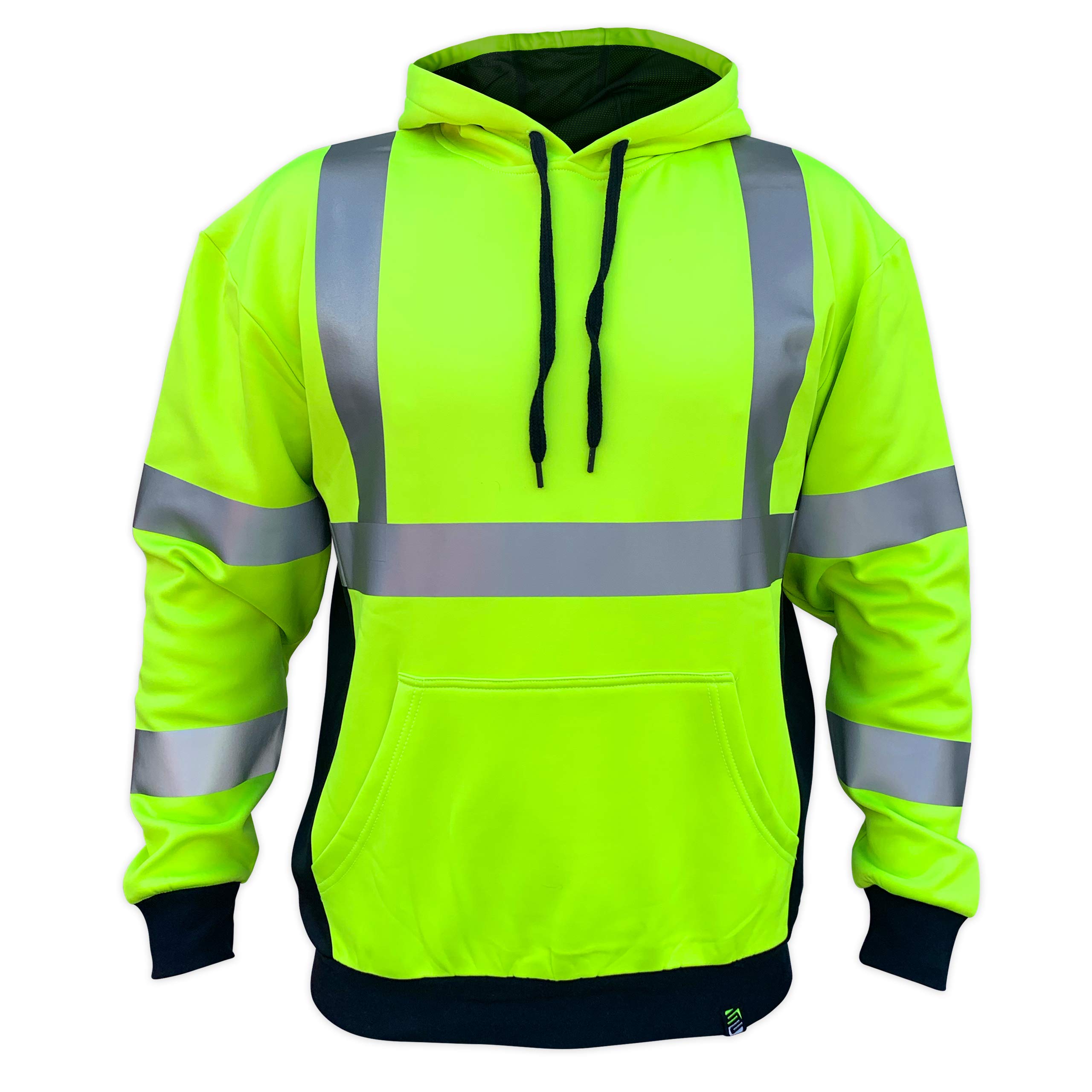 SafetyShirtz High Visibility Hoodie - SS360 Basic ANSI Class 3 Hi Vis Hoodie - Heavy Duty Safety Sweater - Cold Weather Reflective Jacket (Yellow, X-Large)