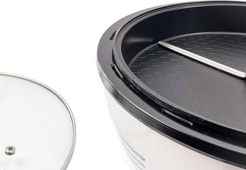 Miniatura 5 de Tostador de granos de café de 17.64 oz para el hogar, tostador de café con temporizador, tostador eléctrico de granos de café 32.0-464.0 °F