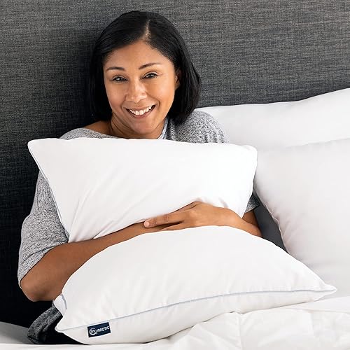 Miniatura 5 de Serta Arctic - Almohada de cama de fibra de refrigeración 15x alimentada por REACTEX, Jumbo, color blanco