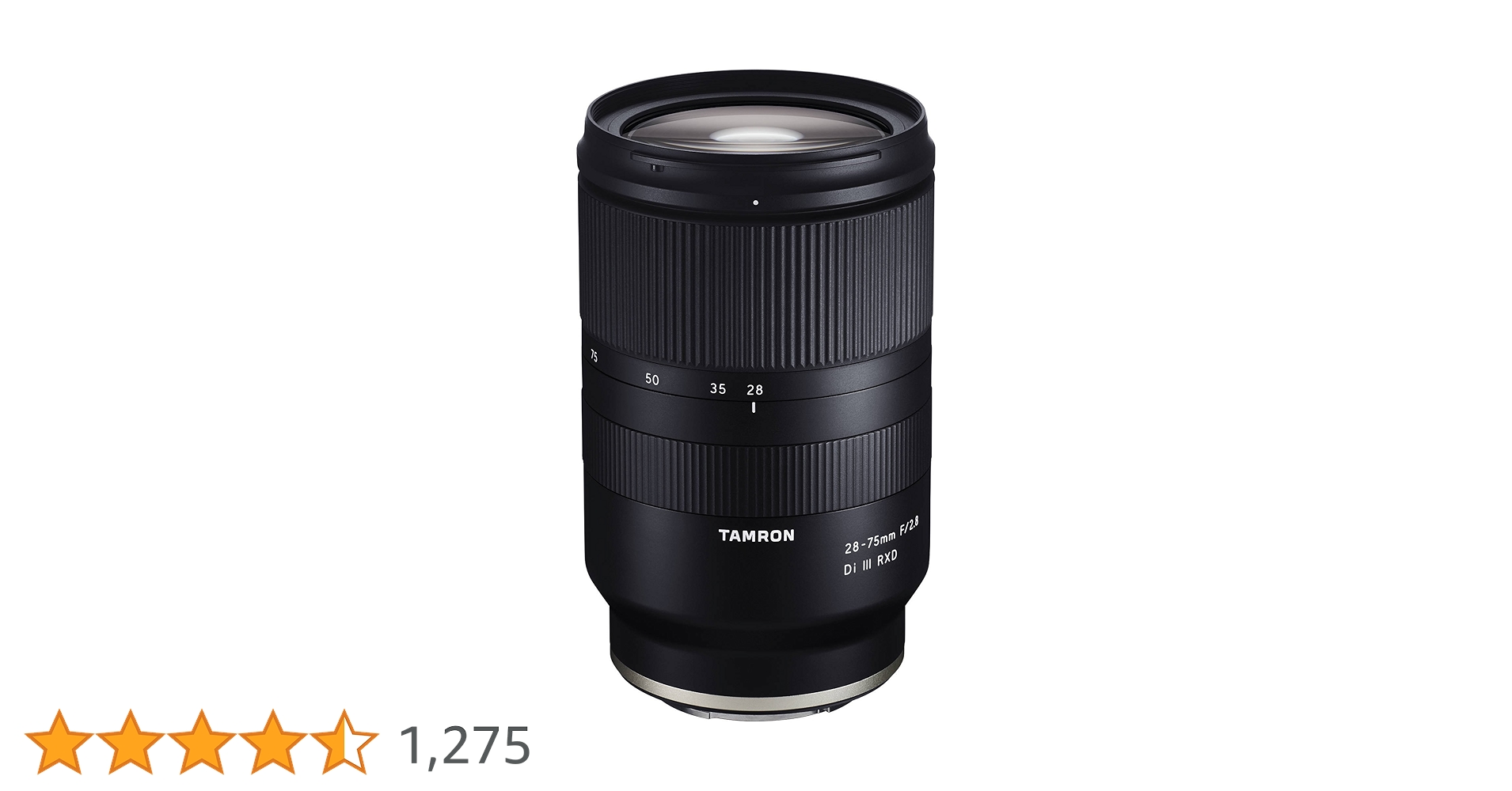Tamron 28–75mm F/2.8 Di III RXD for Sony Full-Frame Mirrorless