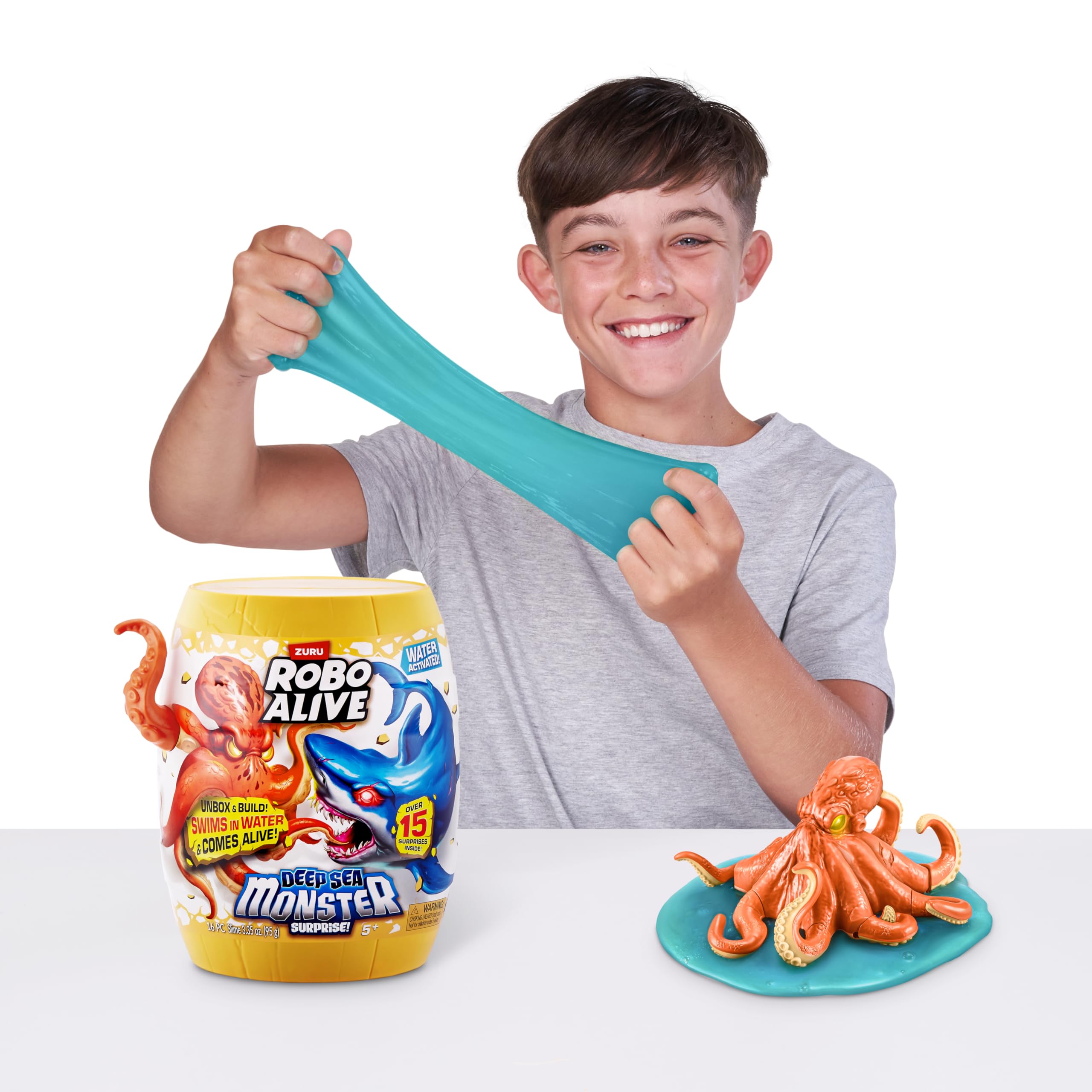 ROBO Alive Deep Sea Monster Surprise von ZURU, Unboxing, elektronisches Tierspielzeug für Jungen
