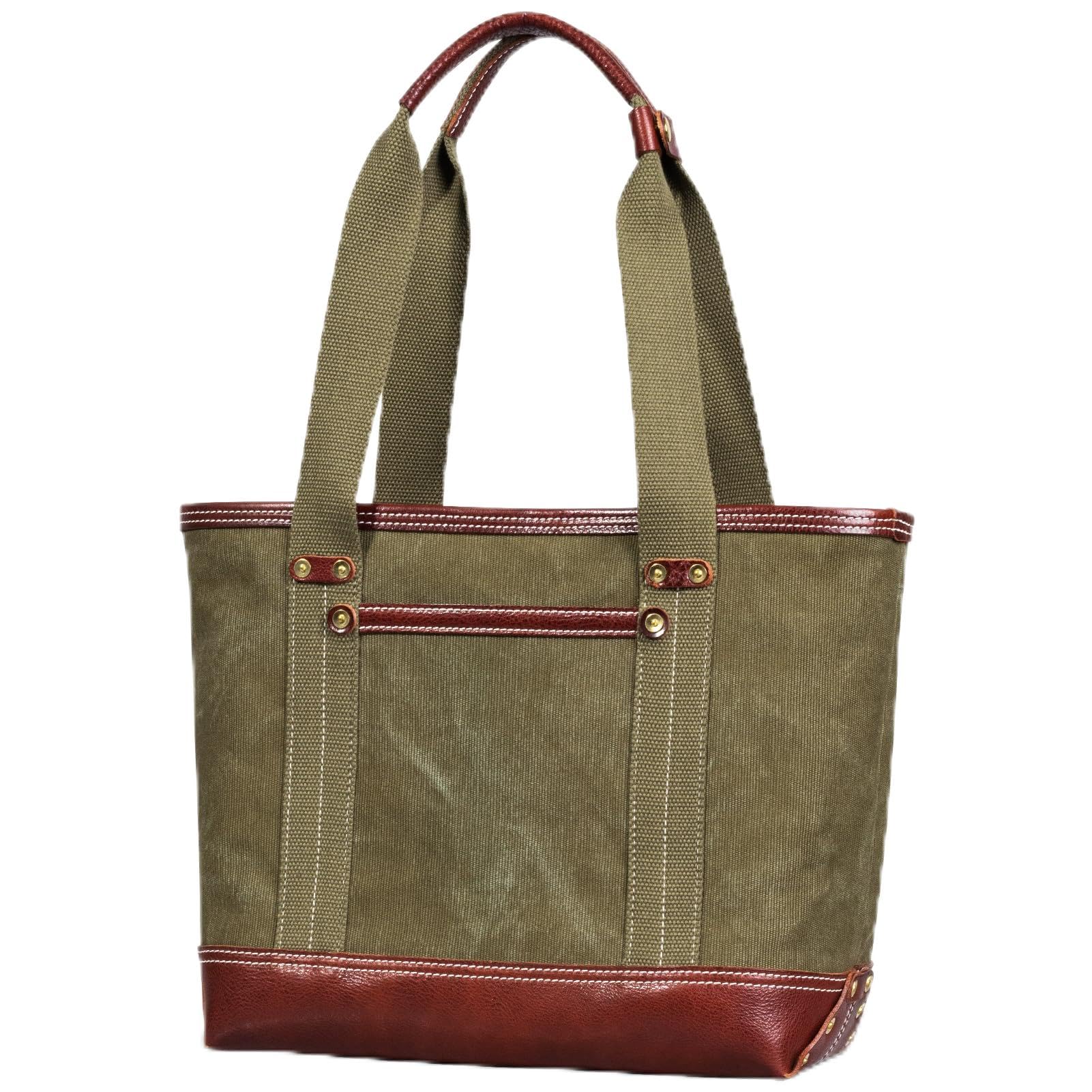 une diffe Tote Bag for Women, Canvas with Leather Handbag for Travel, Magnetic Closure,Inner Zipper Pocket