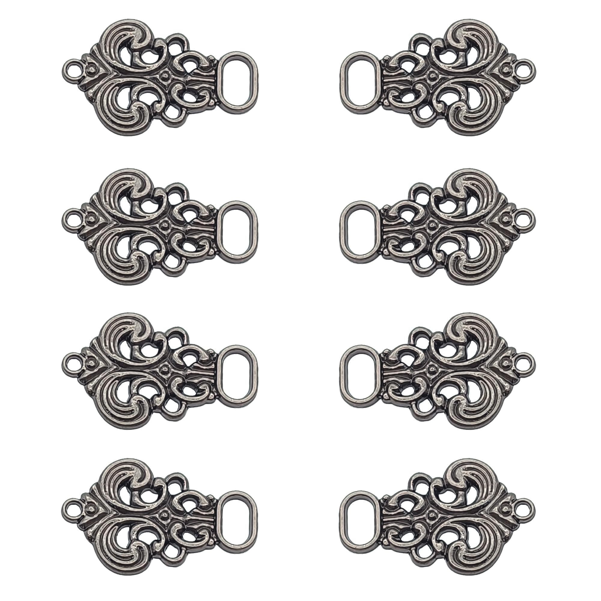 XCSJ Métal Boutons Pour Dirndl, 8 Pcs (4 Paires), Dirndl