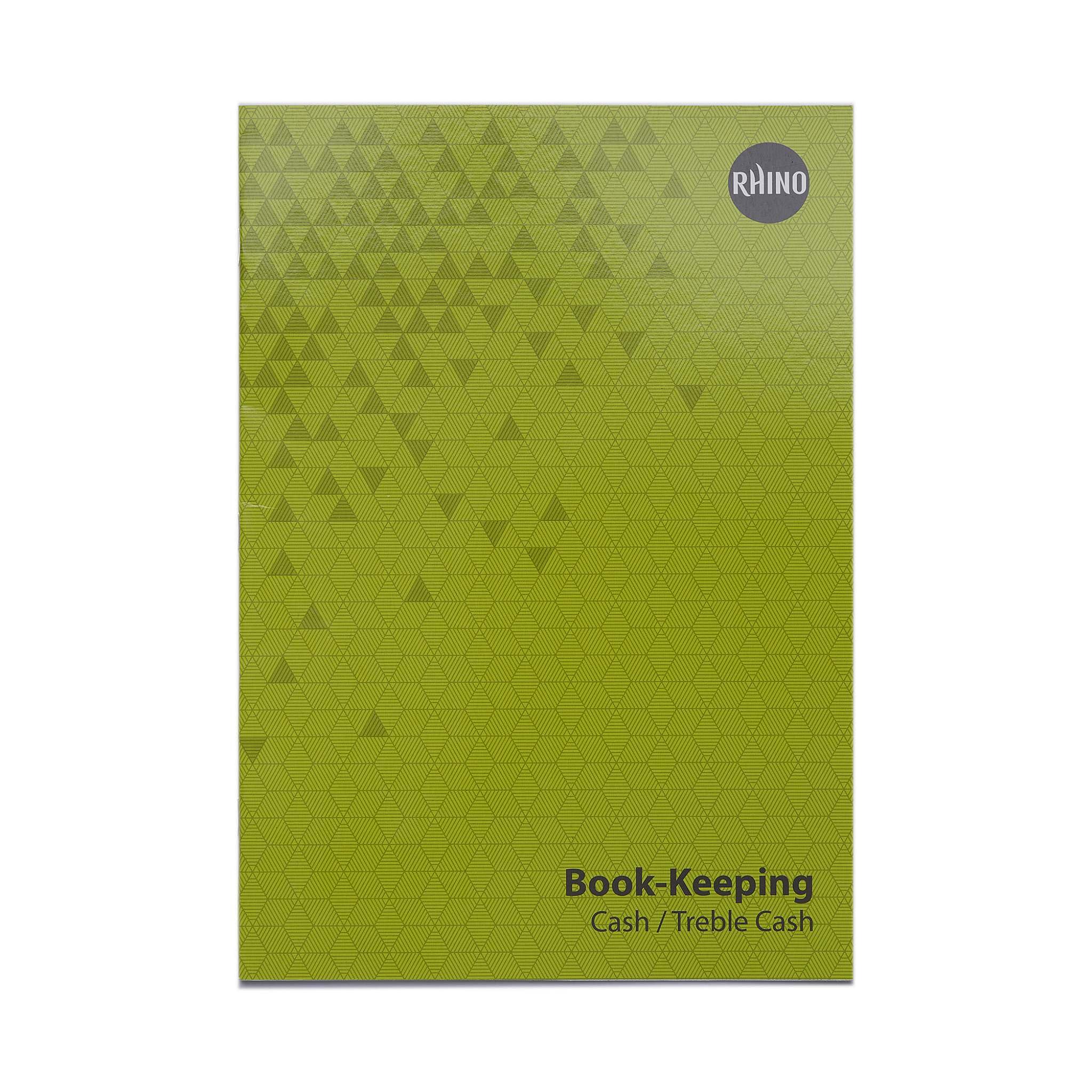 Rhino A4 Bookkeeping Book Cash Ruling, Accounts & Ledger Book, 32-Page / 12-Pack, Office & Stationery Supplies