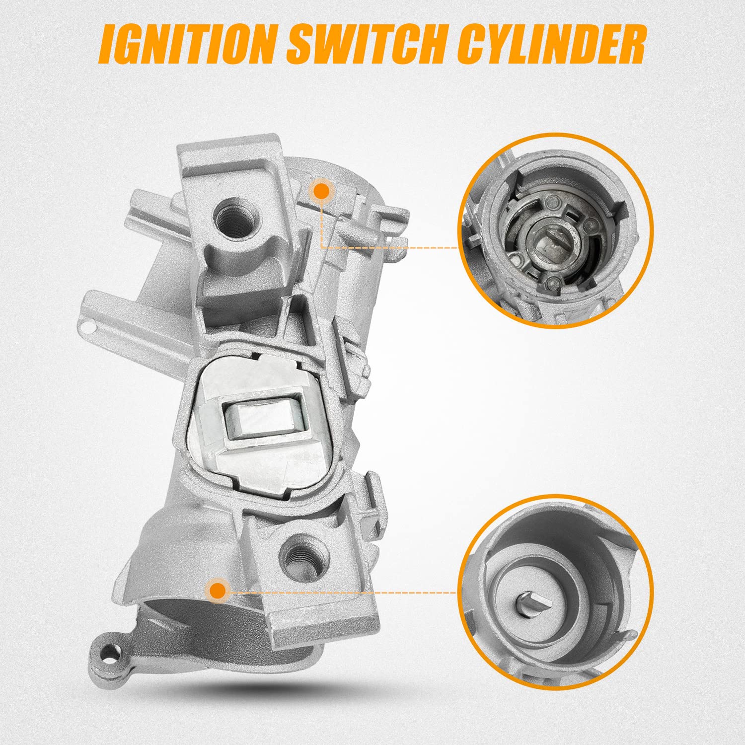 Replaces 1K0905851B Ignition Starter Switch & Ignition Switch Cylinder