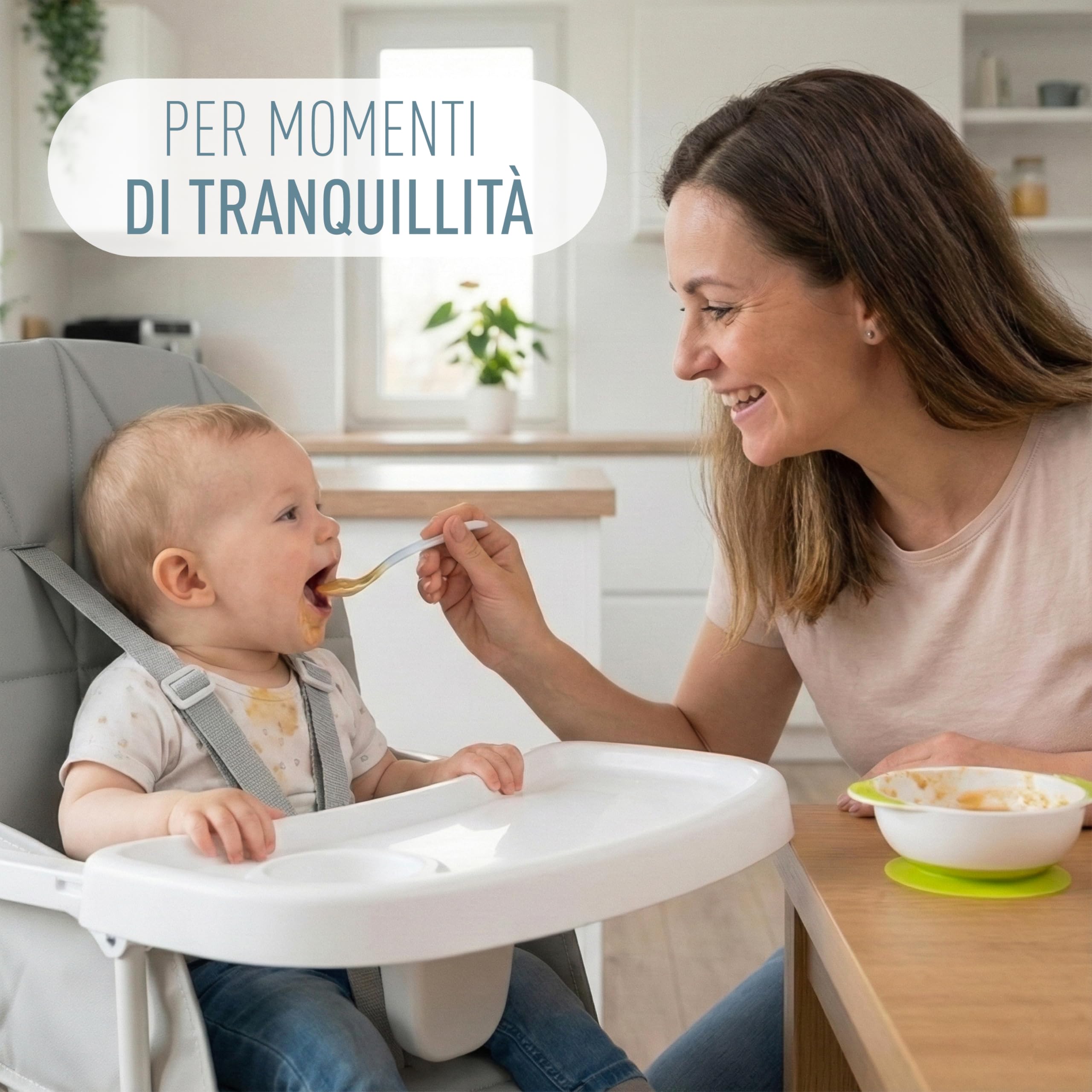 IB STYLE Seggiolone Pappa Leno - Seggiolone Pieghevole e Salvaspazio, Evolutivo con Vassoio e Poggiapiedi, Cintura a 5 Punti, Seduta Imbottita, Facile da Pulire, da 6 Mesi a 3 Anni (15 kg), Rosa