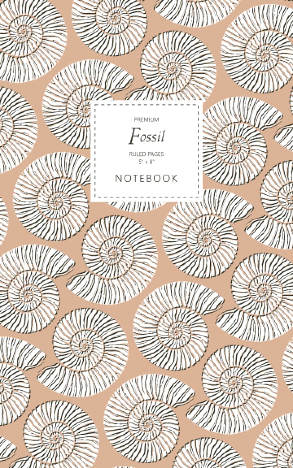 Fossil Notebook - Ruled Pages - 5x8 - Premium (Clay)