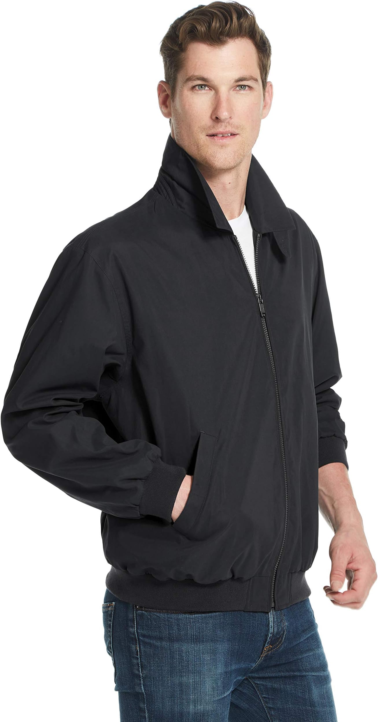 Men's Microfiber Classic Golf Jacket