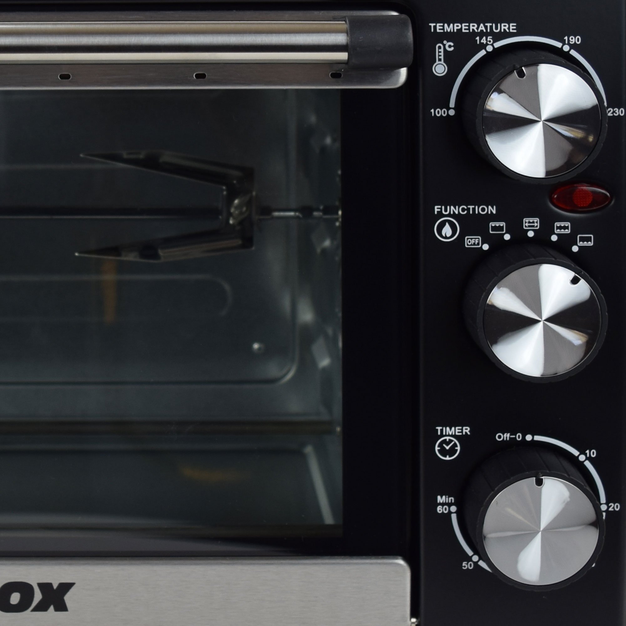 Syntrox Germany 18 Liter Mini Stand Backofen mit Umluft und Drehspieß Miniofen Minibackofen Pizzaofen