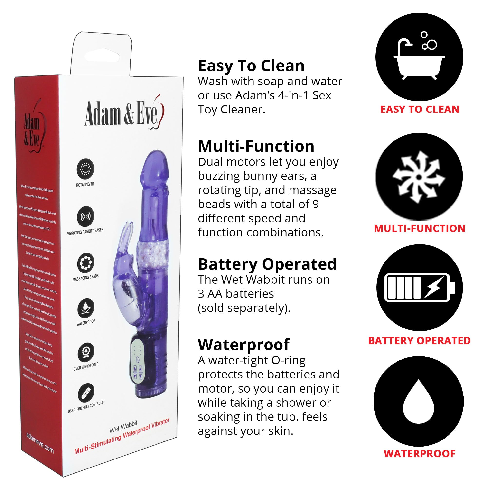wet rabbit vibrator The Rose main image 1
