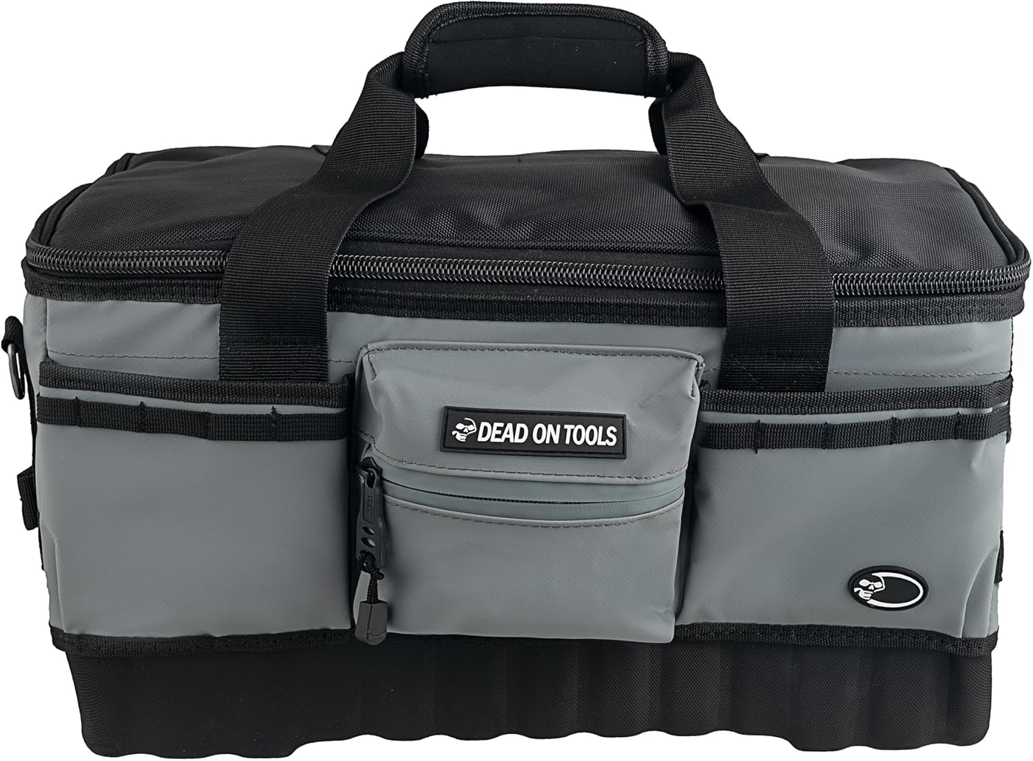 Dead On Tools 18 in. FlatTop Weather Resistant Tool Bag, Gray, One Size