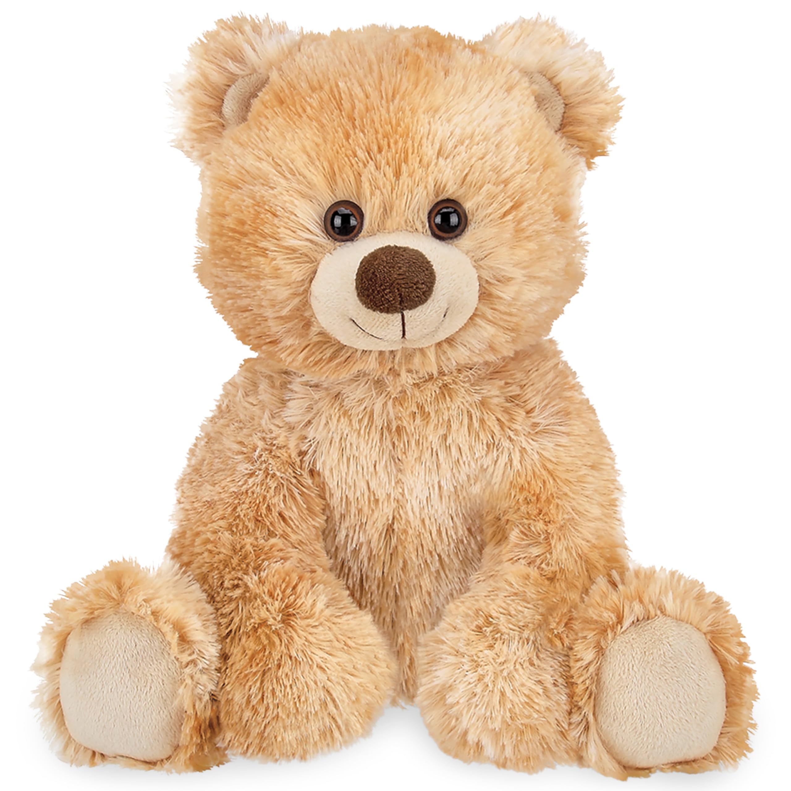 Bearington Collection Lil’ Kipper Classic Hand-Sewn Plush Teddy Bear, 11.5” Light Brown Stuffed Bear with Soft Shaggy Plush Faux-Fur, Great Birthday Gift for Collectors of All Ages - Stuffed Toy