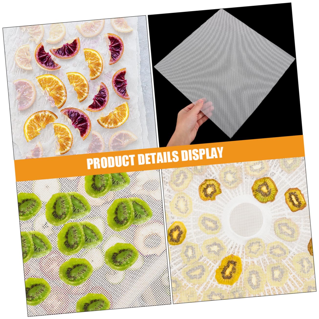 BESTYASH 12piezas Reutilizables Para Deshidratador Almohadillas Antiadherentes Para Secar Accesorios De Cocina Eficientes
