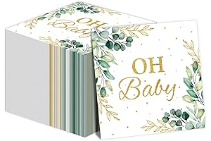 Eucalyptus Leaf Oh Baby Napkins
