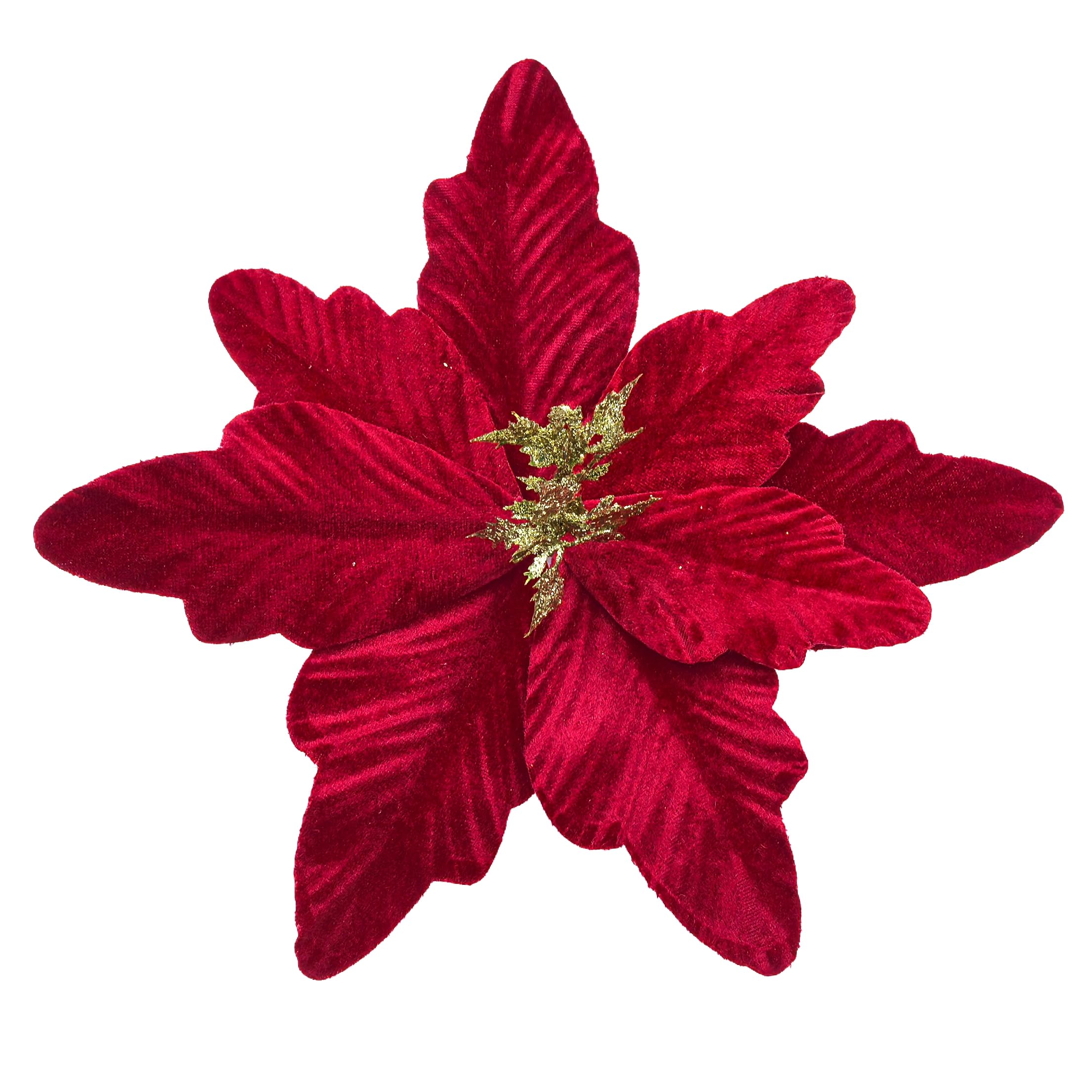 Amazon.com: M2cbridge Large Christmas Poinsettia Glitter Foldable