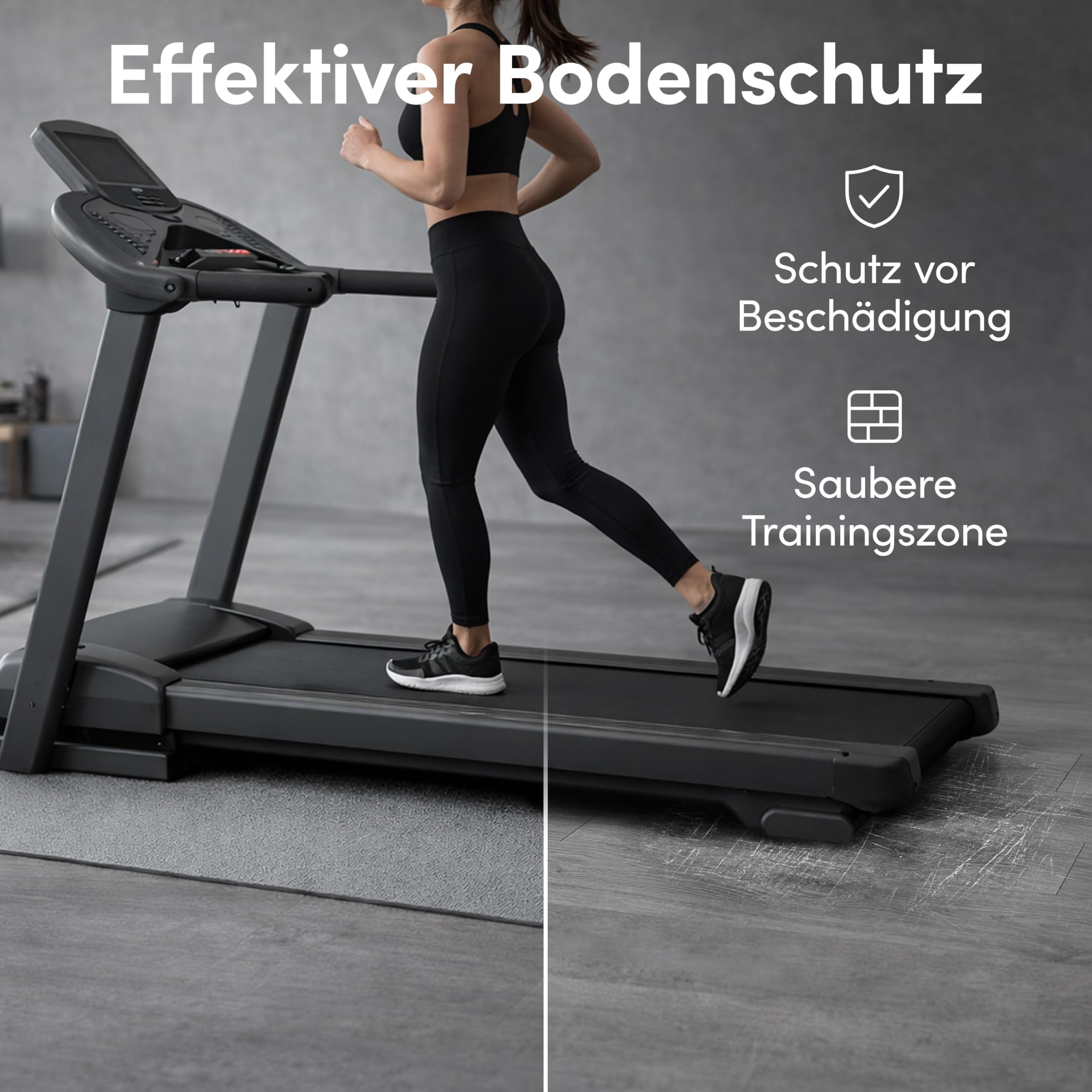 NEOLYMP Yogamatte XXL 213x152 cm – Bodenschutzmatte Fitnessgerät 8mm – Sportmatte Fitnessmatte rutschfest – Trainingsmatte dick als Gymnastikmatte & Bodenmatte Fitness für Homegym