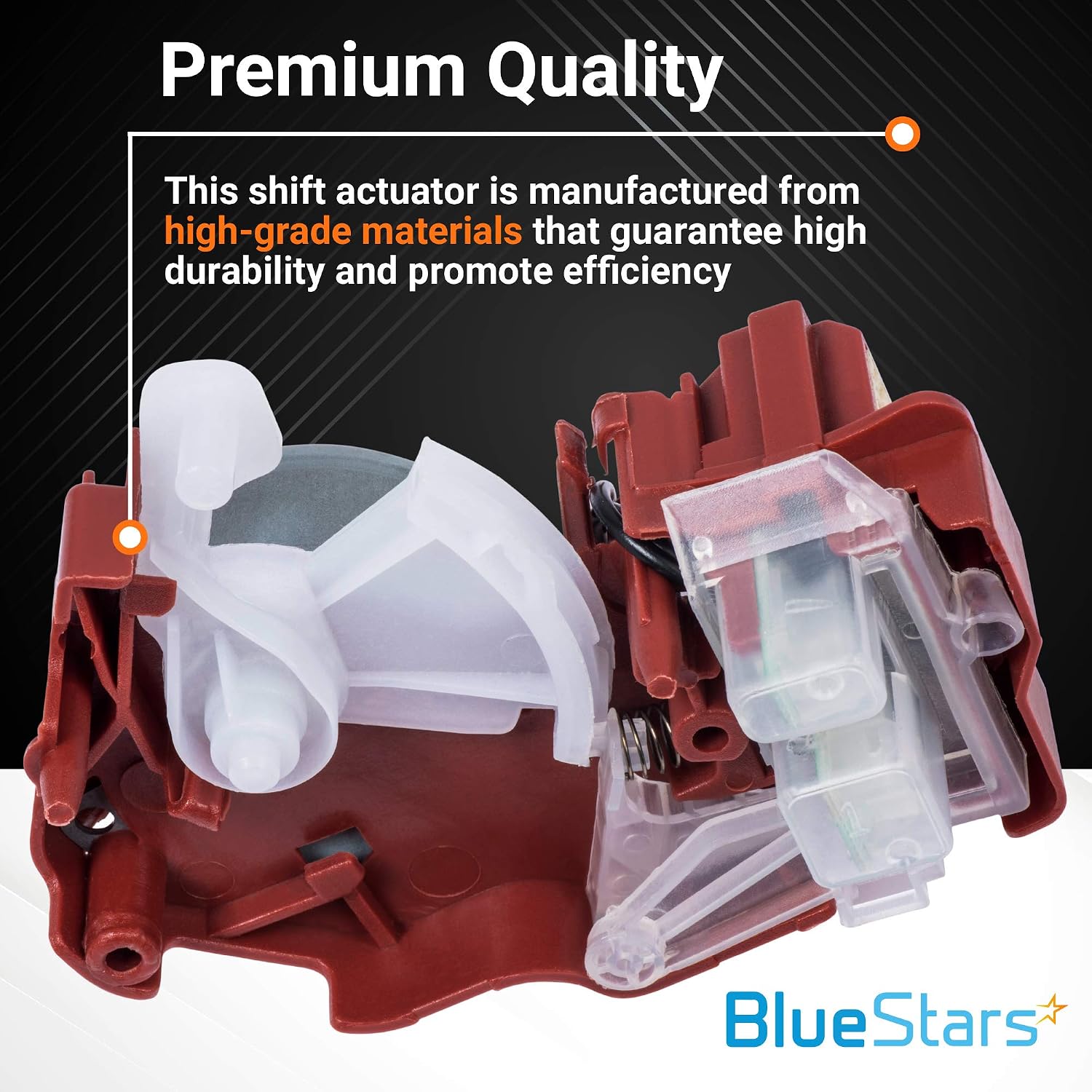 Lifetime Warranty W10006355 Washer Shift Actuator Replacement Part by BlueStars - Exact Fit for Whirlpool, Maytag, Kenmore Washers - Replaces AP6014711 1719787 WPW10006355VP PS11747977 WPW10006355
