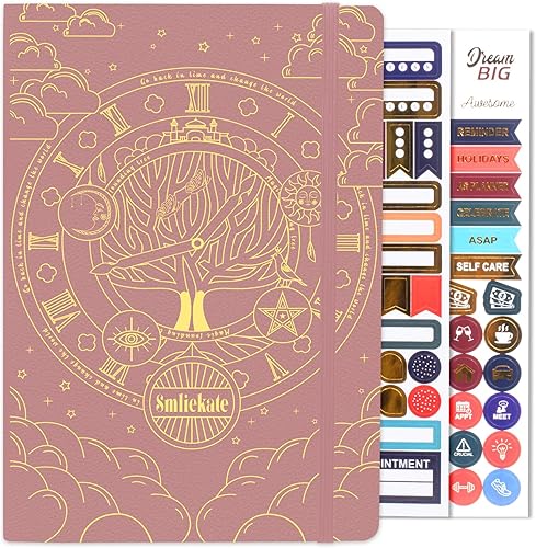 Agenda diaria sin fecha, cuaderno de lista de tareas que te ayuda a establecer objetivos, aumentar la productividad y administrar el tiempo en