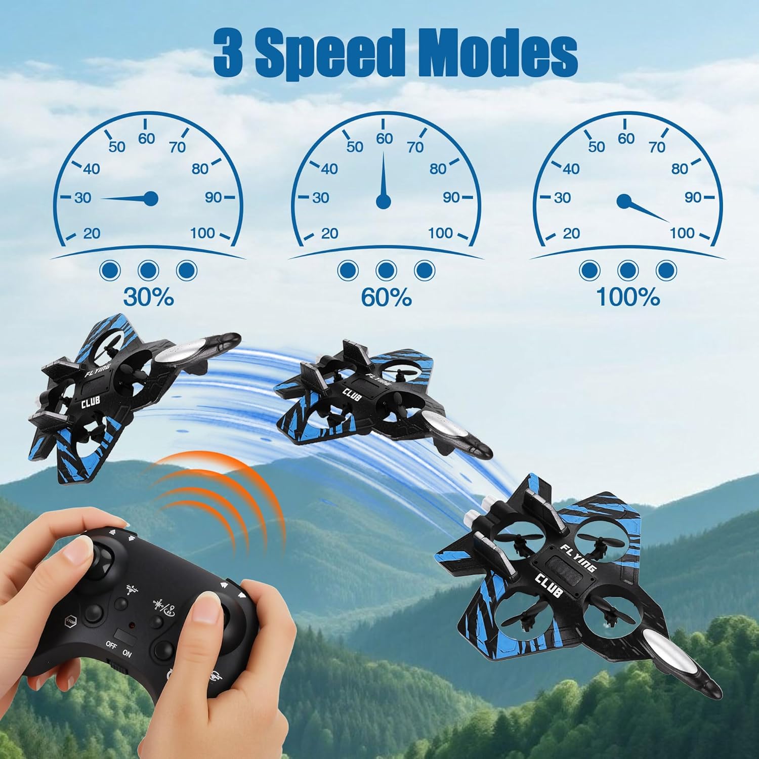 Foam RC Plane for Kids Adults 8-12 12-16, Remote Control Airplane Toys for Boys Kids Beginners, RC Airplane Fighter Jet Helicopter Drones for Kids Adults Birthday Christmas