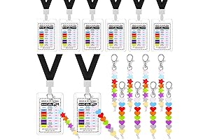 24 Piece Order of Draw Beads with Reference Card, Nurse Phlebotomy Set for Students
