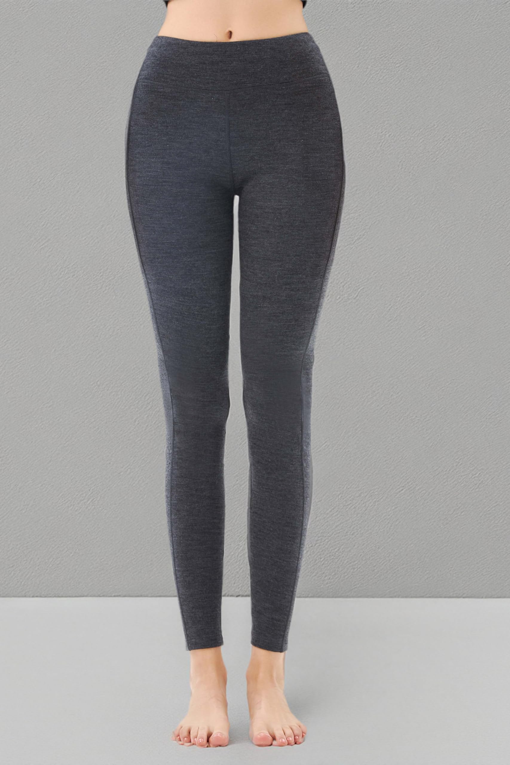 Merino Protect Leggings 100% Laine Mérinos pour Femmes Base Layer Thermiques sous Vetement Longs Douce Caleçon Long pour Randonnée Et Le Ski