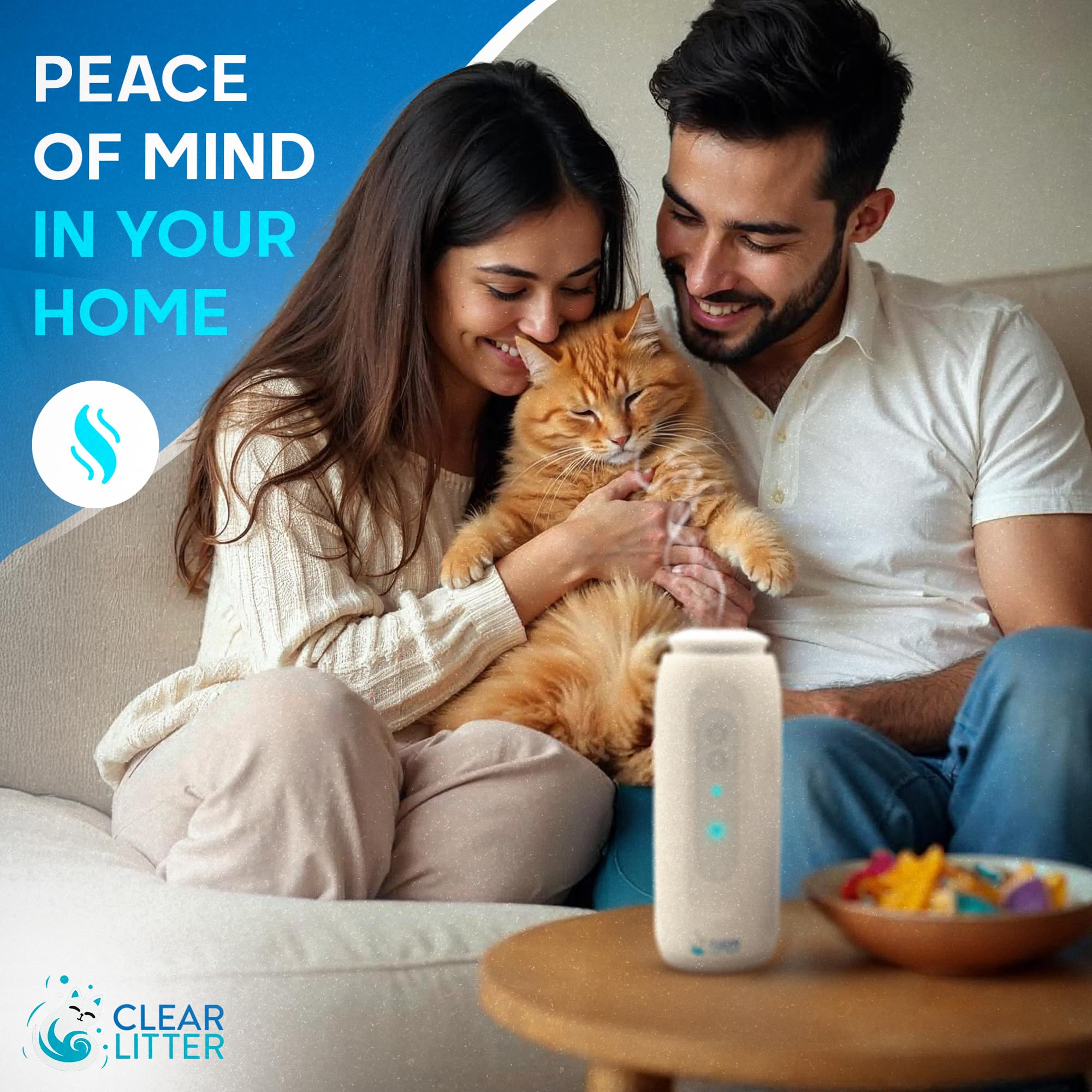 Cat Calming Pheromone Diffuser with Bluetooth Control for Multi-Cat Households—Includes 100 ml Refill; Effective Stress and Behavior Relief; Easy Plug-In Design to Reduce Feline Anxiety and Aggression - image 3