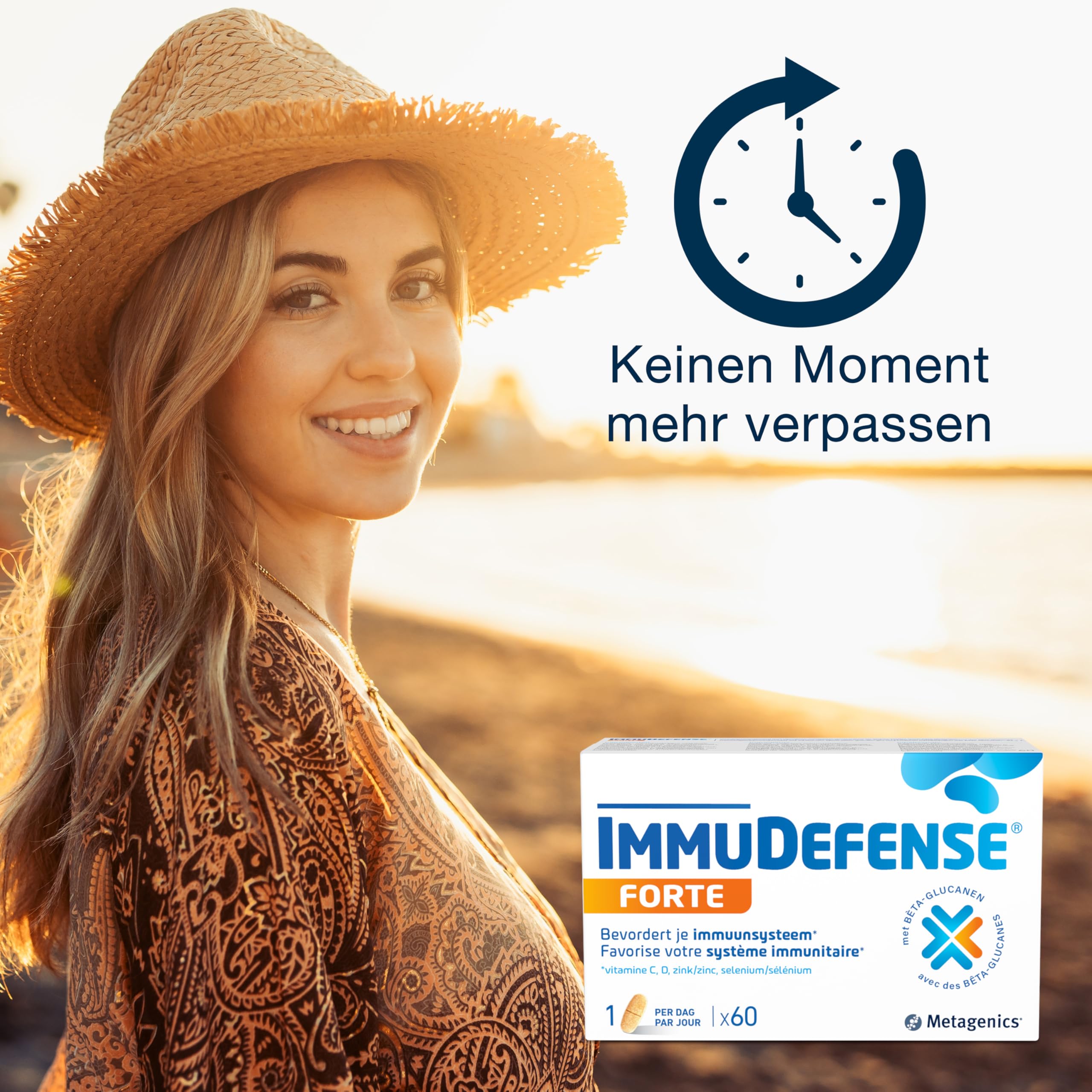 Metagenics ImmuDefense Forte - Vitamin C, D, Zink & Selen - 30 Tabletten
