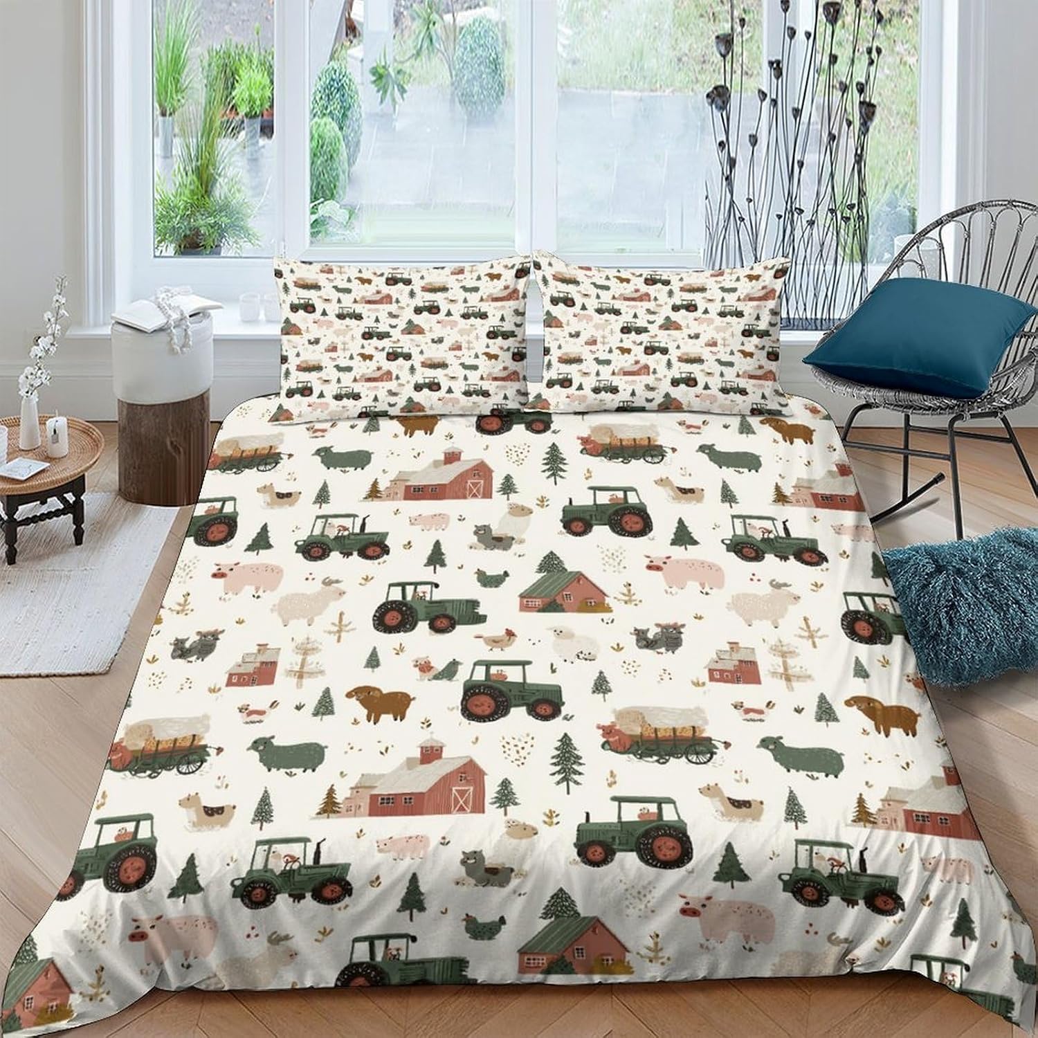 Housse de couette 140x200 voiture sans repassage pour lit enfant