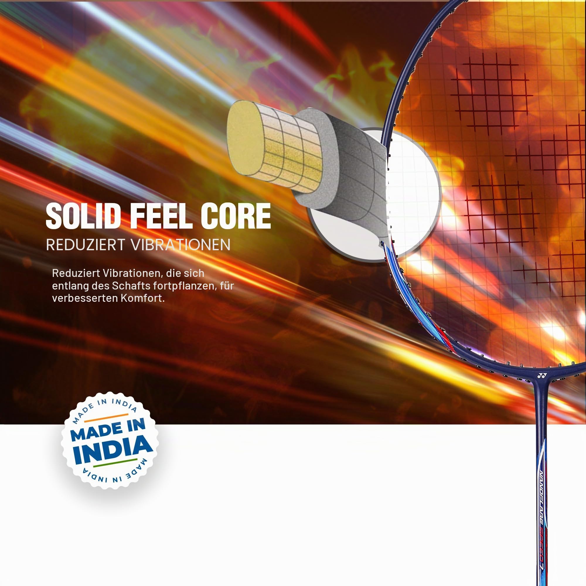 YONEX Badmintonschläger Nanoflare Speed 7 Blue G4 4U
