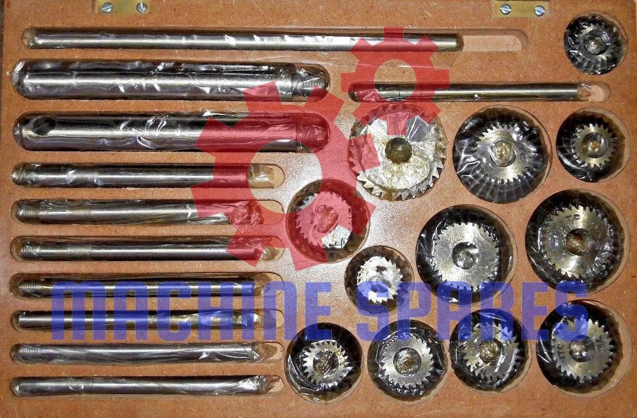Valve Seat & Face Cutter Set 12 Pcs Set For Vintage Cars & Bikes in