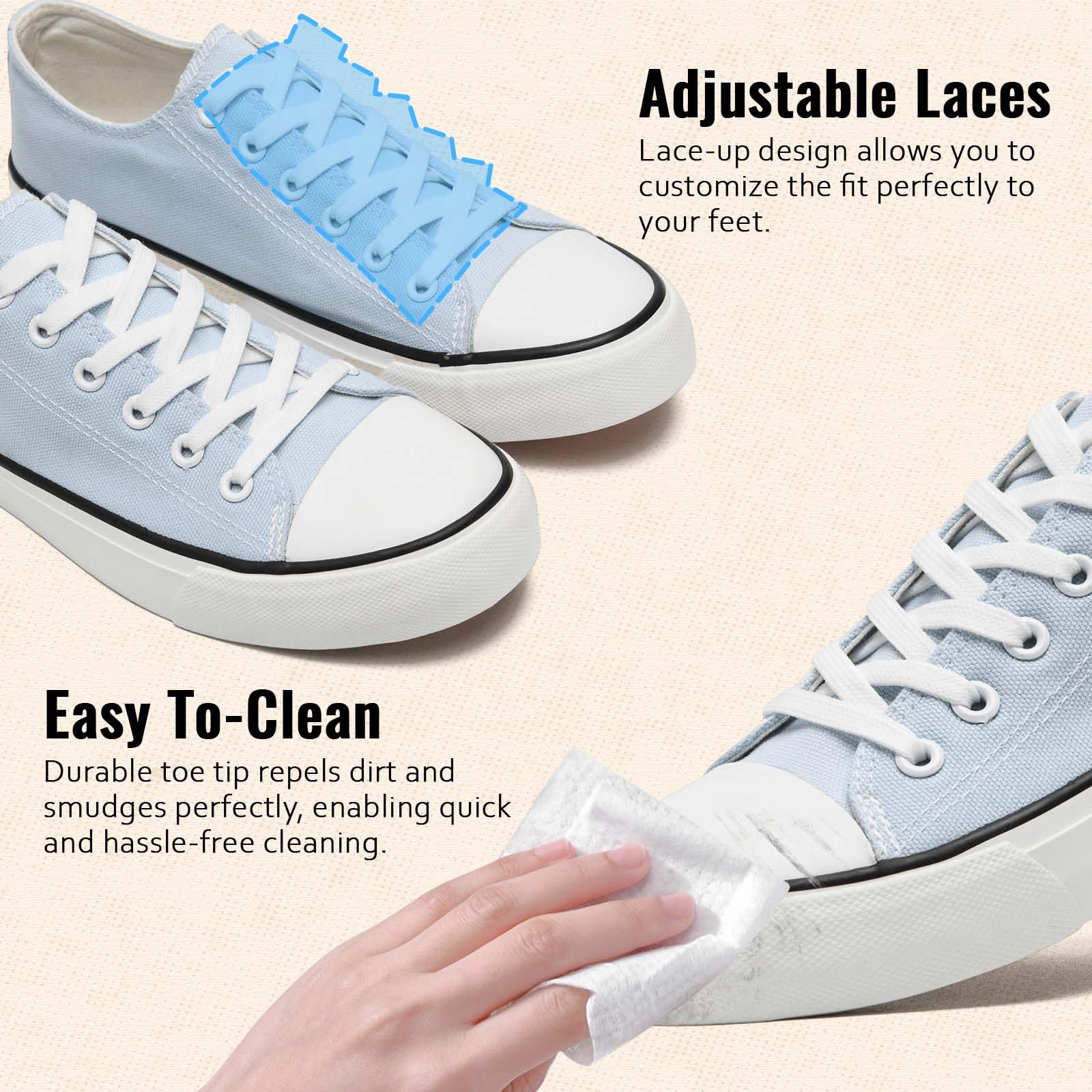 Zapatos de lona para mujer, de caña baja, a la moda, informales, tenis, zapatos clásicos para caminar