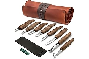 BeaverCraft Deluxe Wood Carving Kit S18X - Master Whittling Art with Carving Tools