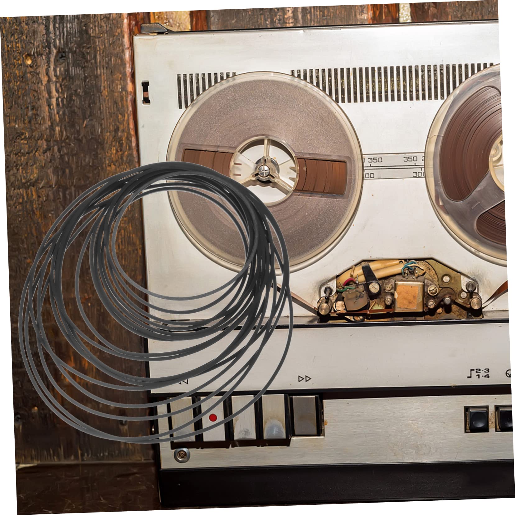 SUPVOX 250pièces Ceinture Cassette pour Enregistreurs Et Platines Courroies Carrées pour Réparation Et Maintenance