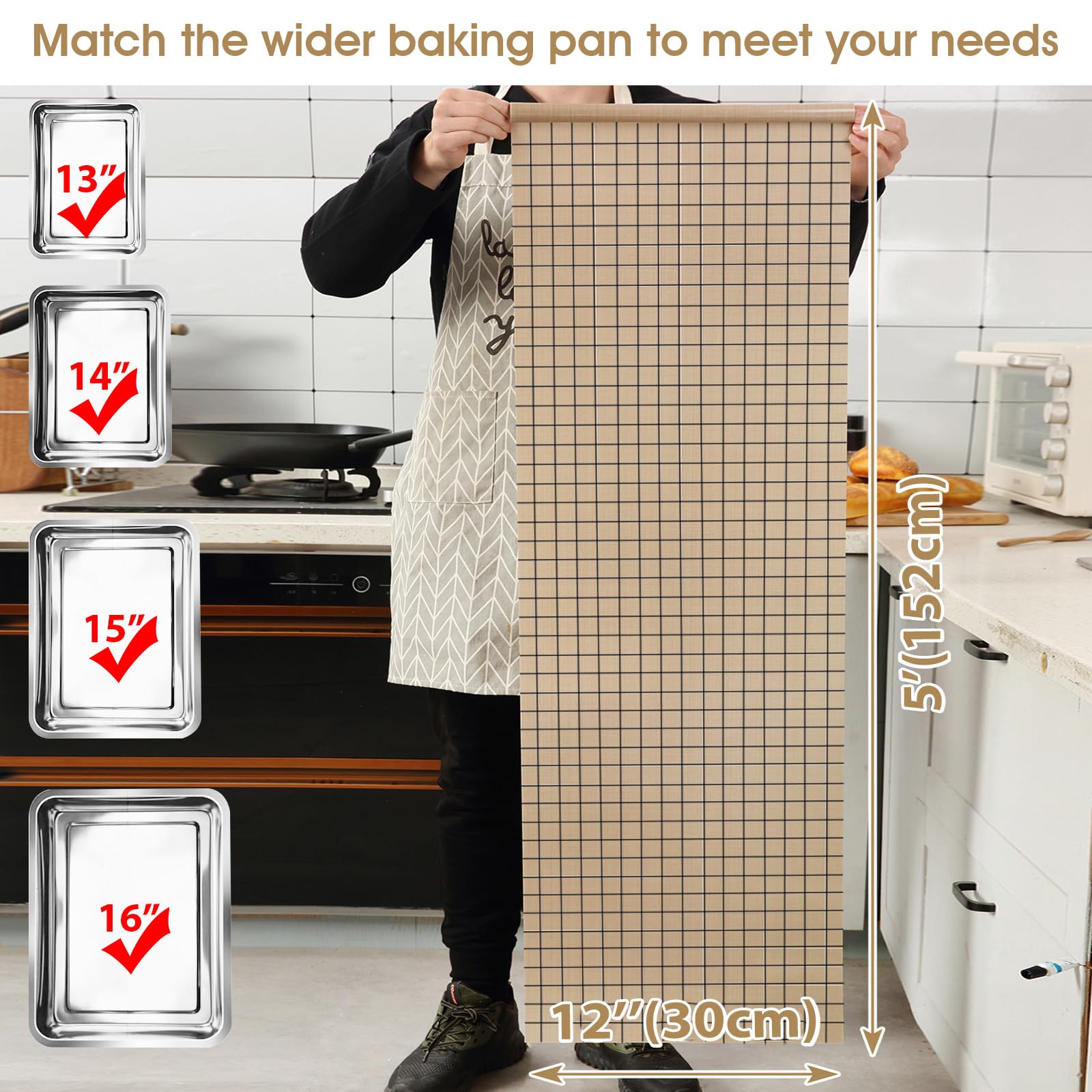 Esterilla De Silicona Antiadherente Para Repostería, Extra Gruesa, Con