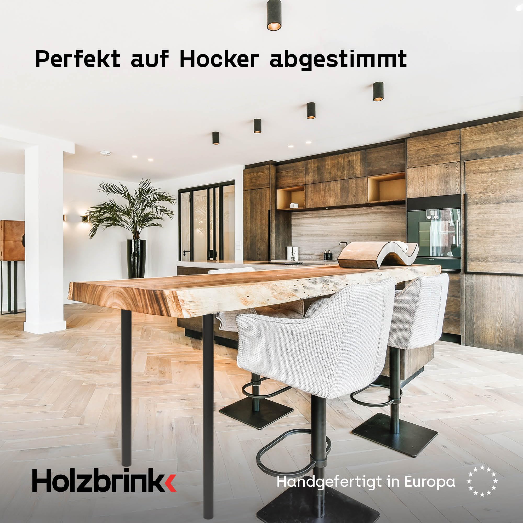 HOLZBRINK Tischbeine Metall Schwarz - Tischkufen für Esstisch & Schreibtisch - Stahl Tischgestell Industrial - Möbelbeine DIY für Couchtisch, Küchentisch & Arbeitstisch - Modell: HLT-14C