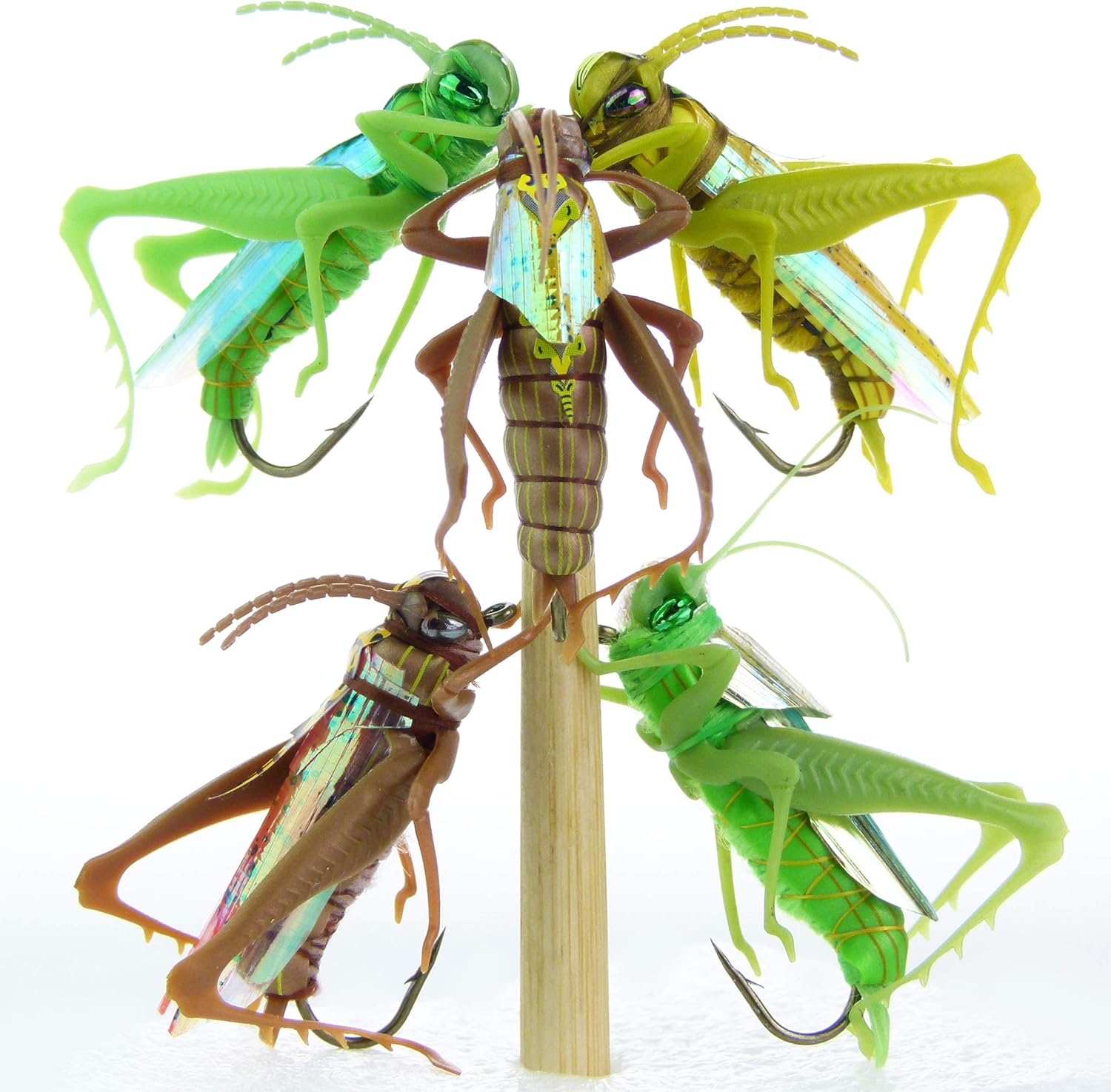 Fly Fishing Flies kit with Fly Box/Nymphs/Dry Fly,Wet Fly/Streamers/Realistic Flies