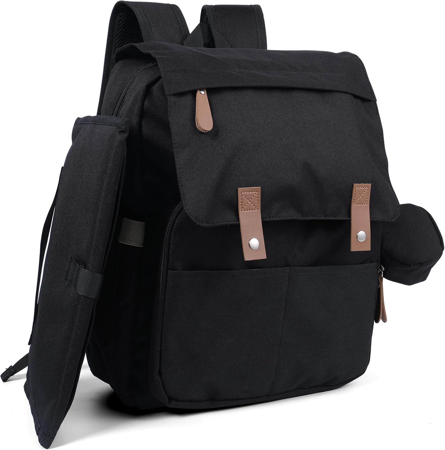 Baby Diaper Bag Backpack - Large Bag for Boys & Girls, with Changing Pad & Pacifier Case, Large Capacity with Insulated Pockets, Waterproof, with Stroller Straps, Unisex - Grey