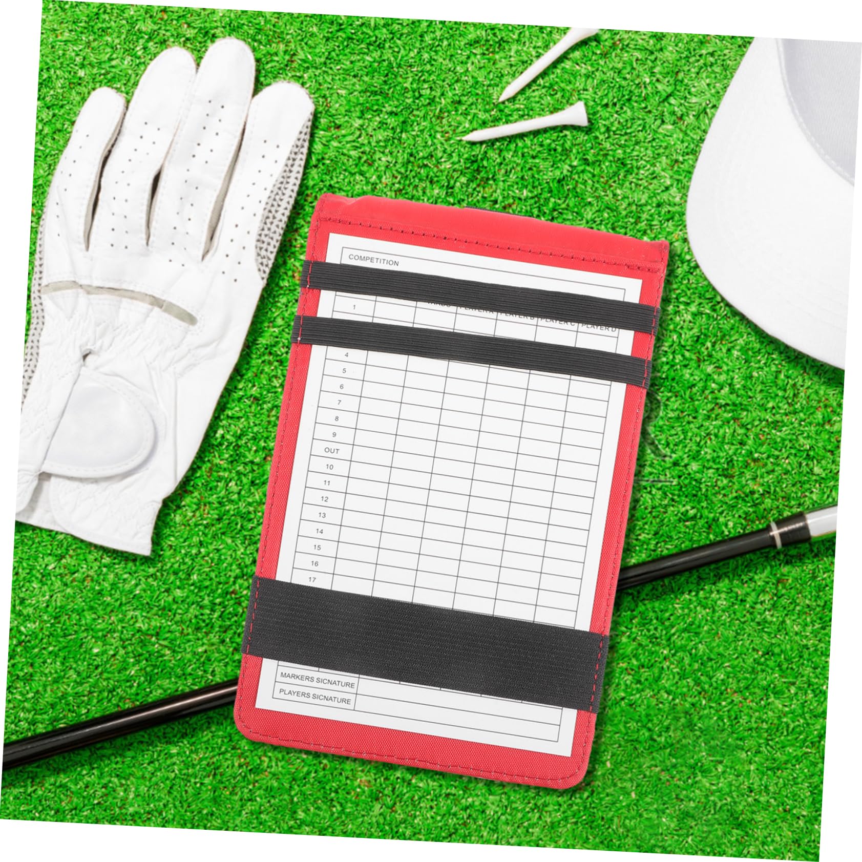 SUPVOX Golf Scorecard Sheets Holder Golf Scorecards Book Lightweight Scorebook Caddy Notebook